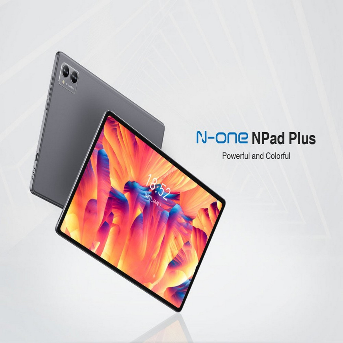 N-ONE NPad Plus, Tablet, 128 GB, 10,36 grau Zoll
