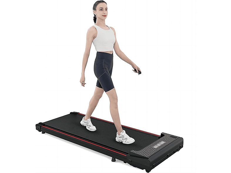 GEARSTONE Laufband für Zuhause,1-6km/h Walking pad,Laufband Schreibtisch mit LCD-Display,Fernbedienung Laufband, Schwarz | Laufbänder