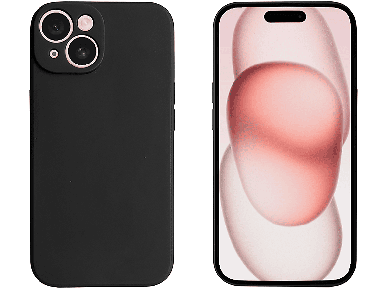 LOBWERK Hülle, Schwarz Backcover, Apple, Zoll, 15 iPhone 6.7 Plus