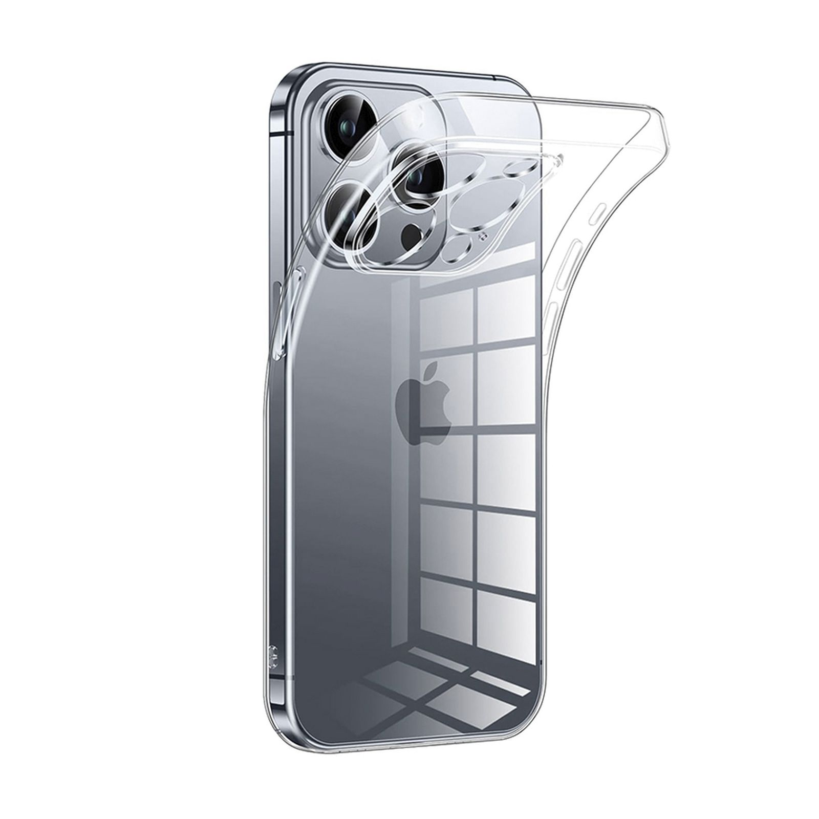 Apple, Backcover, 15 6.1 iPhone Zoll, Hülle, Transparent LOBWERK