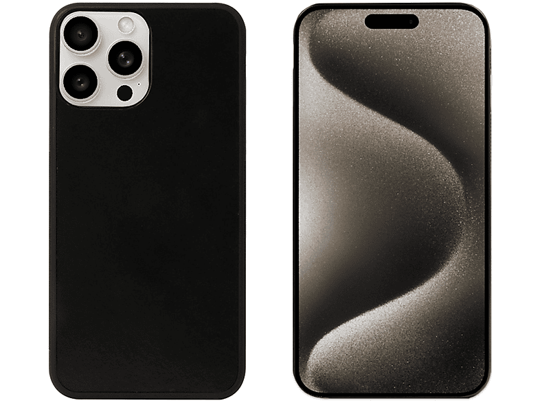 Original Akkudeckel Backcover Wireles Charging Schwarz Für IPhone 15 Plus Pulled
