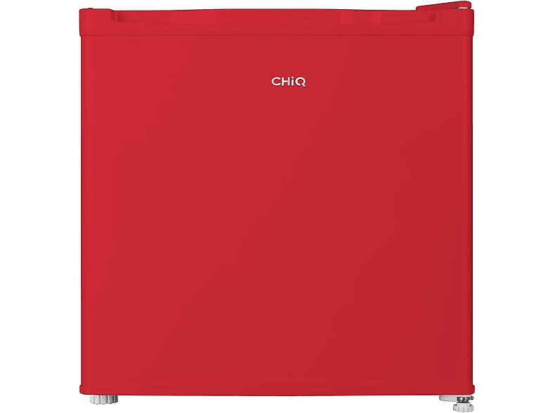 CHIQ CSD46D4RE Kühlschrank (E, 496 mm hoch, Rot)