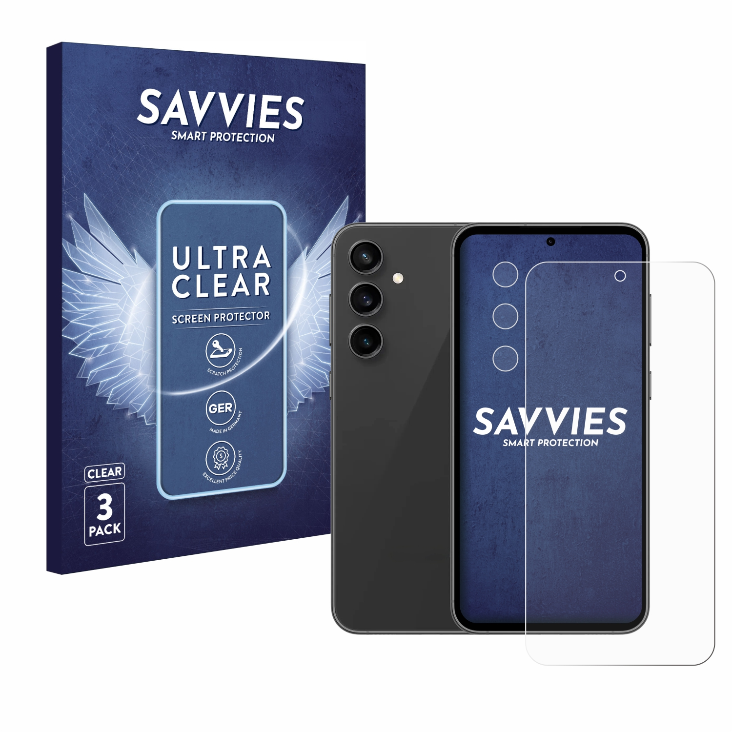 Galaxy Schutzfolie(für Samsung FE) 6x S23 klare SAVVIES