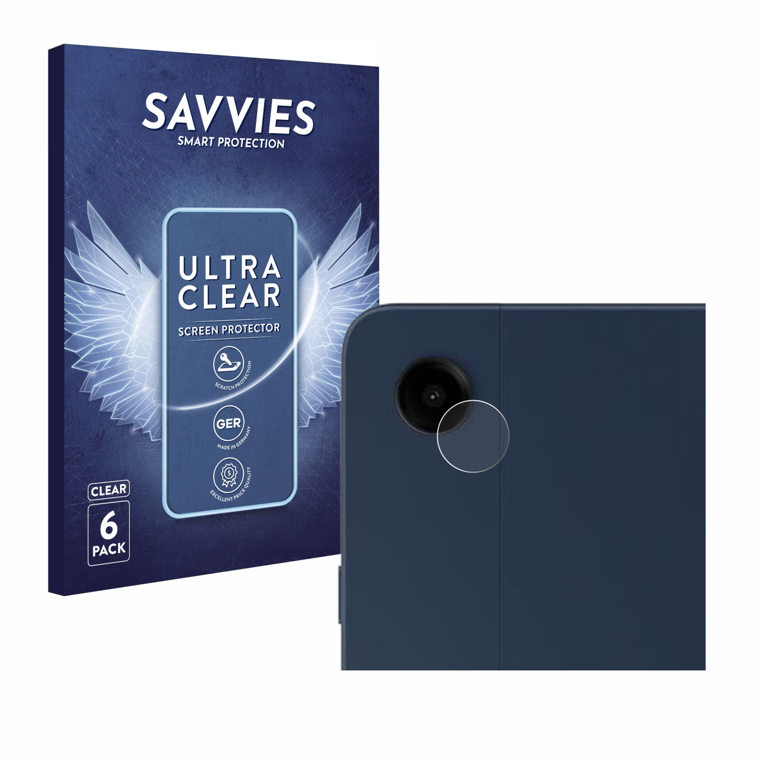 Schutzfolie(für Plus WiFi) A9 SAVVIES Galaxy Samsung 6x Tab klare