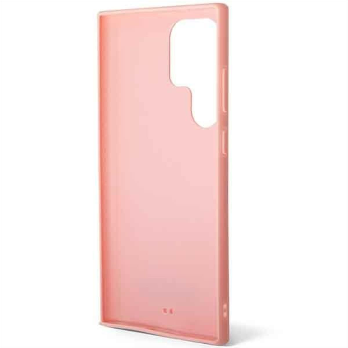 KARL LAGERFELD 3D Galaxy Ultra, Monogram Samsung, Design Pink Hülle, Backcover, S23