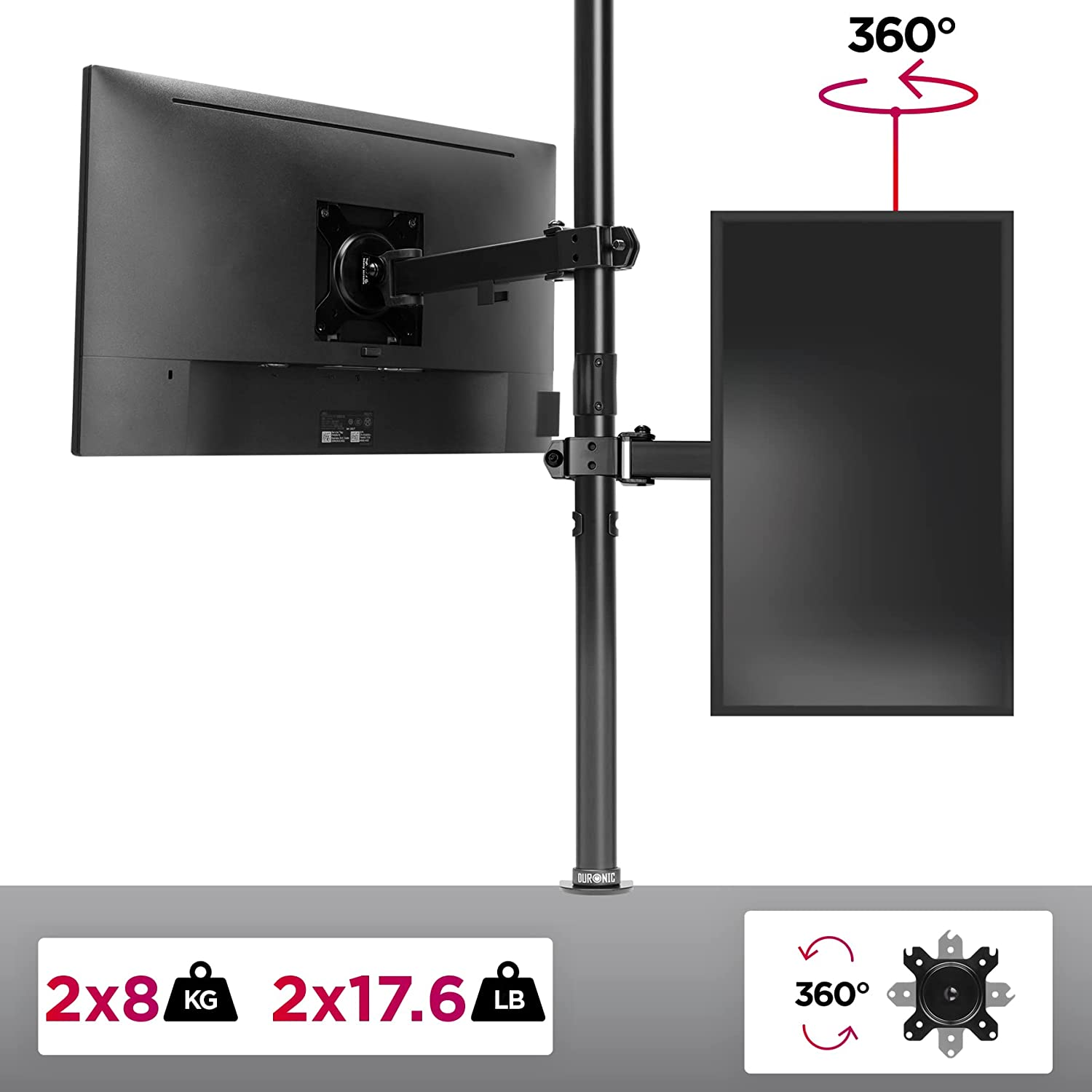 Monitorhalterung DURONIC DMT152VX1,