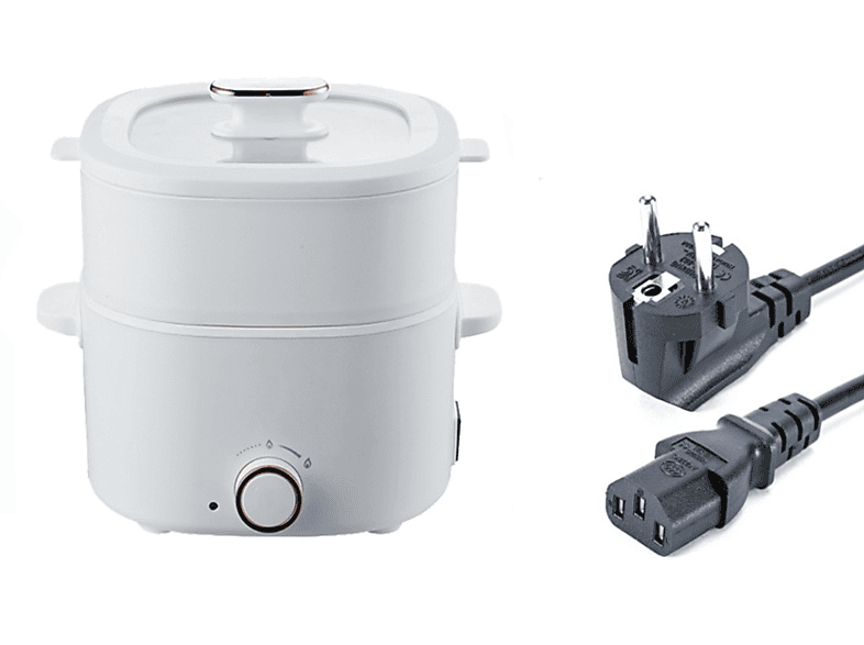 UWOT All-in-One-Dampfgarer: Multifunktional, Watt, Doppelter Knopfdruck Dampfgarer, per Dampfer Weiß) (700 Temperaturregelung