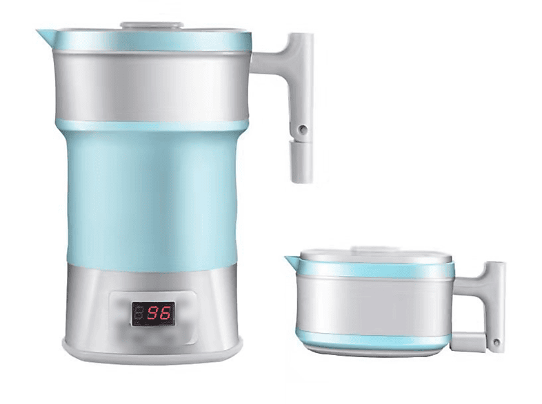 UWOT Heizung, Edelstahl Abschaltung Wasserkocher, Automatische Blau Heißwasserkocher: Silikonfaltung, 304, Elektrischer Thermostatische