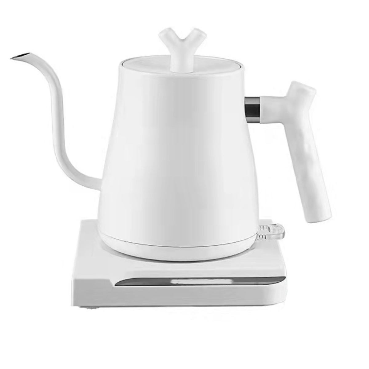 UWOT Wasserkocher: Edelstahl Automatische Langem mit kochend, Schnell Elektrischer Hals, Ausguss Wasserkocher, 304, Abschaltung Weiß