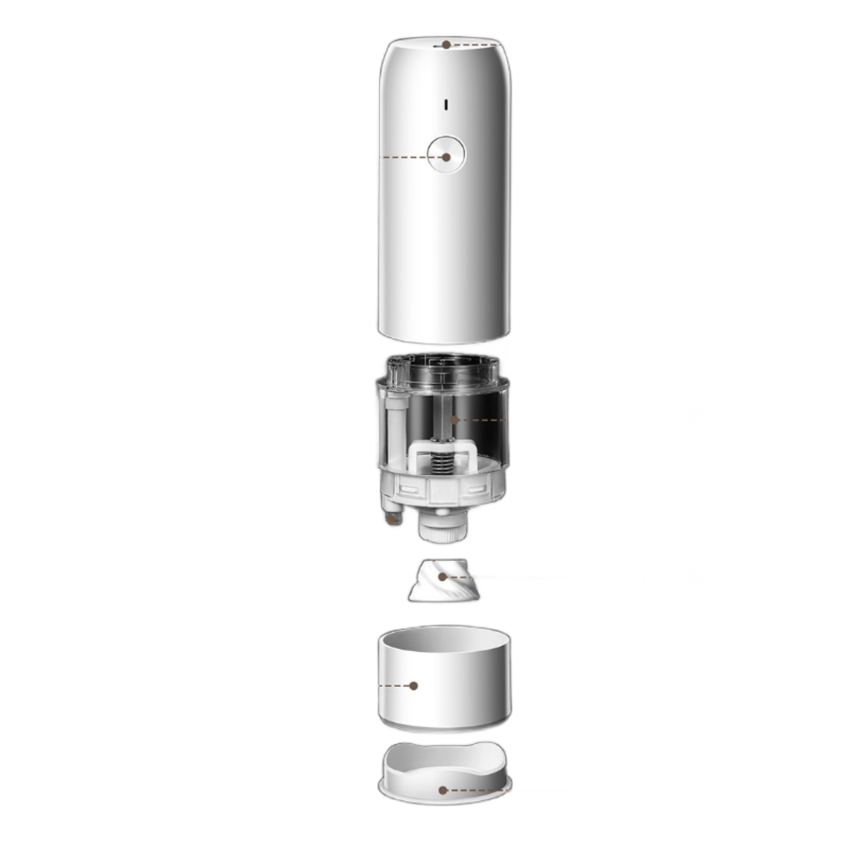 UWOT Elektrische Schleifmaschine: USB-Schnellladung, Geräuscharm Motor Wasserdicht, Leistungsstarker und Schleifer