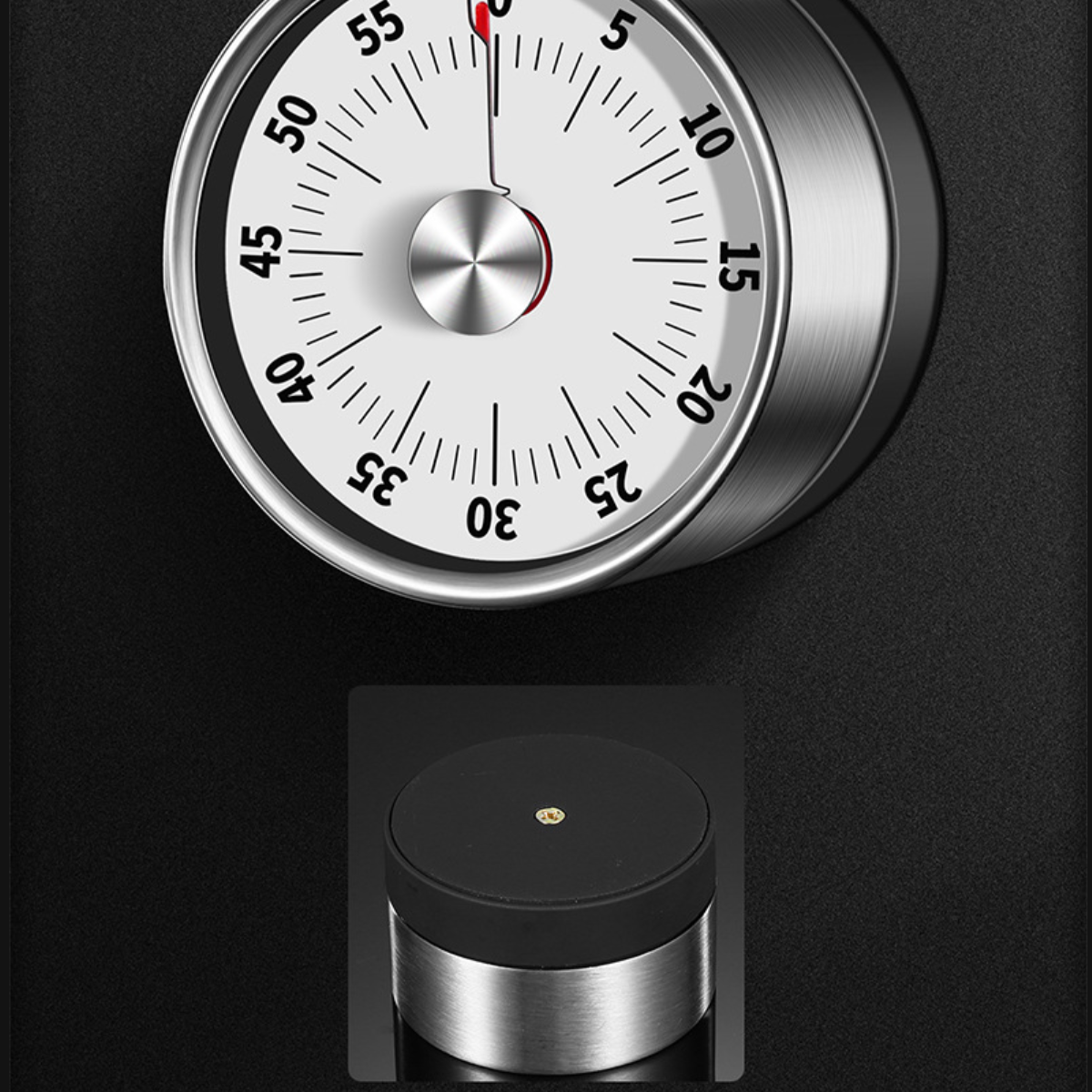 UWOT Küchentimer: Watt) (1 Schwarz Küchen-Timer Zeitmessung, Erforderlich Magnetbefestigung, Keine Genaue Batterien