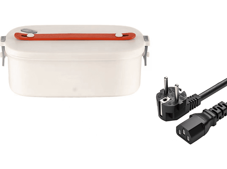 UWOT Elektrische Brotdose: Tragbarer Griff,Geräuscharmer Thermostat, Innenauskleidung aus 304er Edelstahl Intelligente beheizte Lunchbox