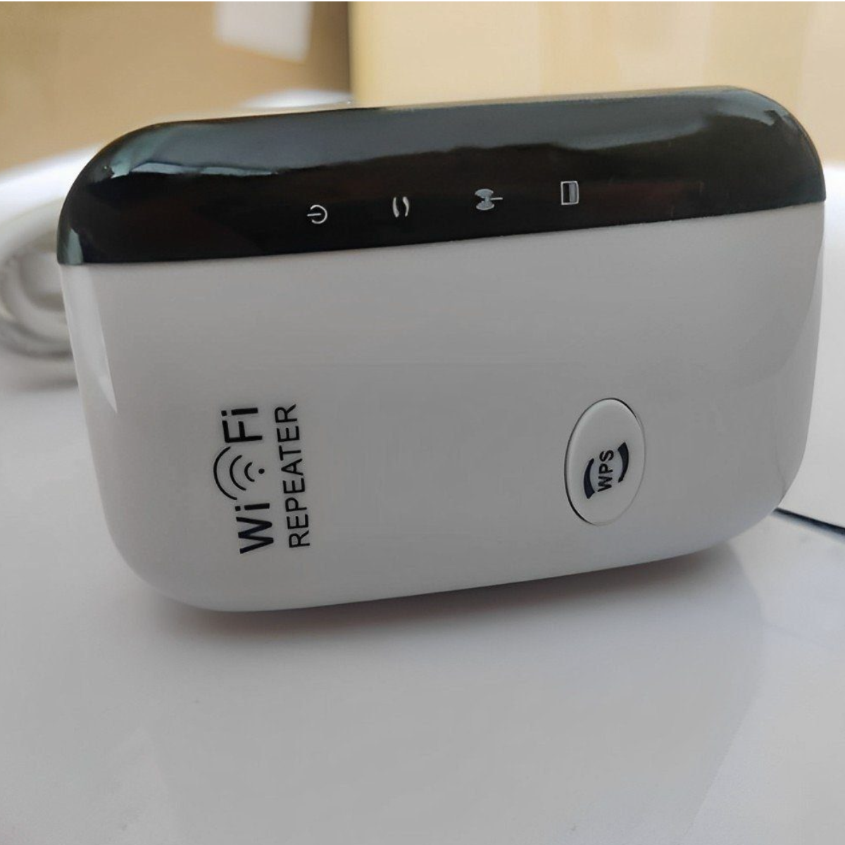 SYNTEK WiFi Docking einfach Booster: WLAN-Repeater WIFI schnelles einzurichten, Ein-Schlüssel-Verschlüsselung, WPS Signal