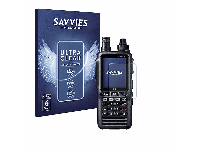 Yaesu FTA-850L) klare Schutzfolie(für SAVVIES 6x