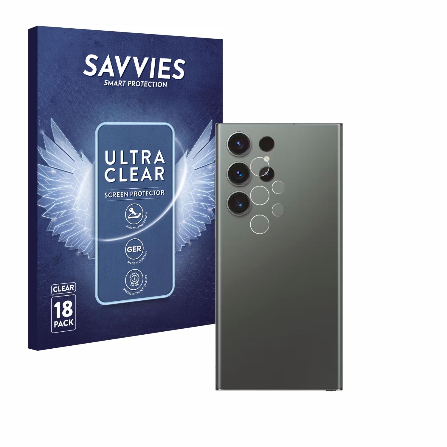 Ultra Samsung SAVVIES S23 Enterprise Galaxy 18x Schutzfolie(für Edition) klare