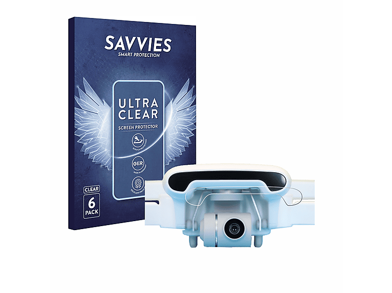 SAVVIES 6x klare Schutzfolie(für FIMI X8 SE 2022)