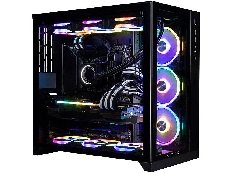 CAPTIVA Highend Gaming I75-191, ohne Betriebssystem, Gaming-PC mit Intel® Core™ i9 Prozessor, 32 GB RAM, 2000 GB SSD, NVIDIA GeForce RTX™ 4070 Ti, 12 GB