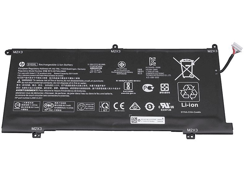 LENOVO L20M3PG2 Original Li-Polymer Akku, 11.25 Volt, 3735 mAh