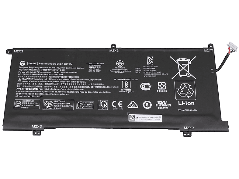 LENOVO 5B11B36309 Original Li-Polymer Akku, 11.25 Volt, 3735 mAh