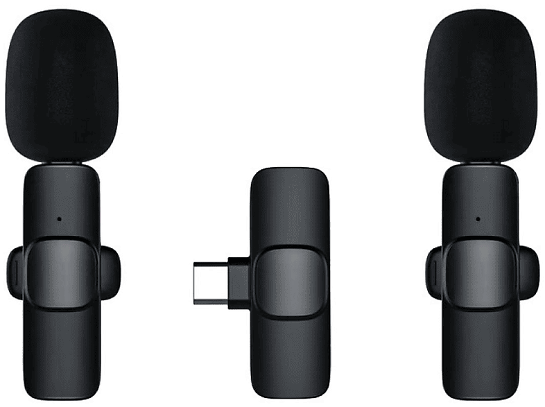 Kabelloses Lavalier Mikrofon Mit LED Display - Rauschunterdrückung Für Video TikTok YouTube