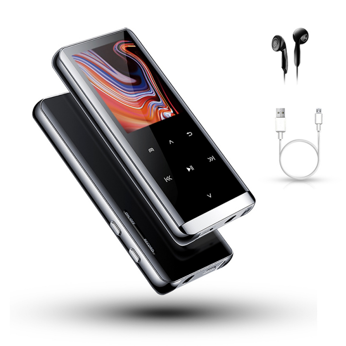 ELKUAIE Bluetooth-Stil MP3-Player (16 Schwarz) GB