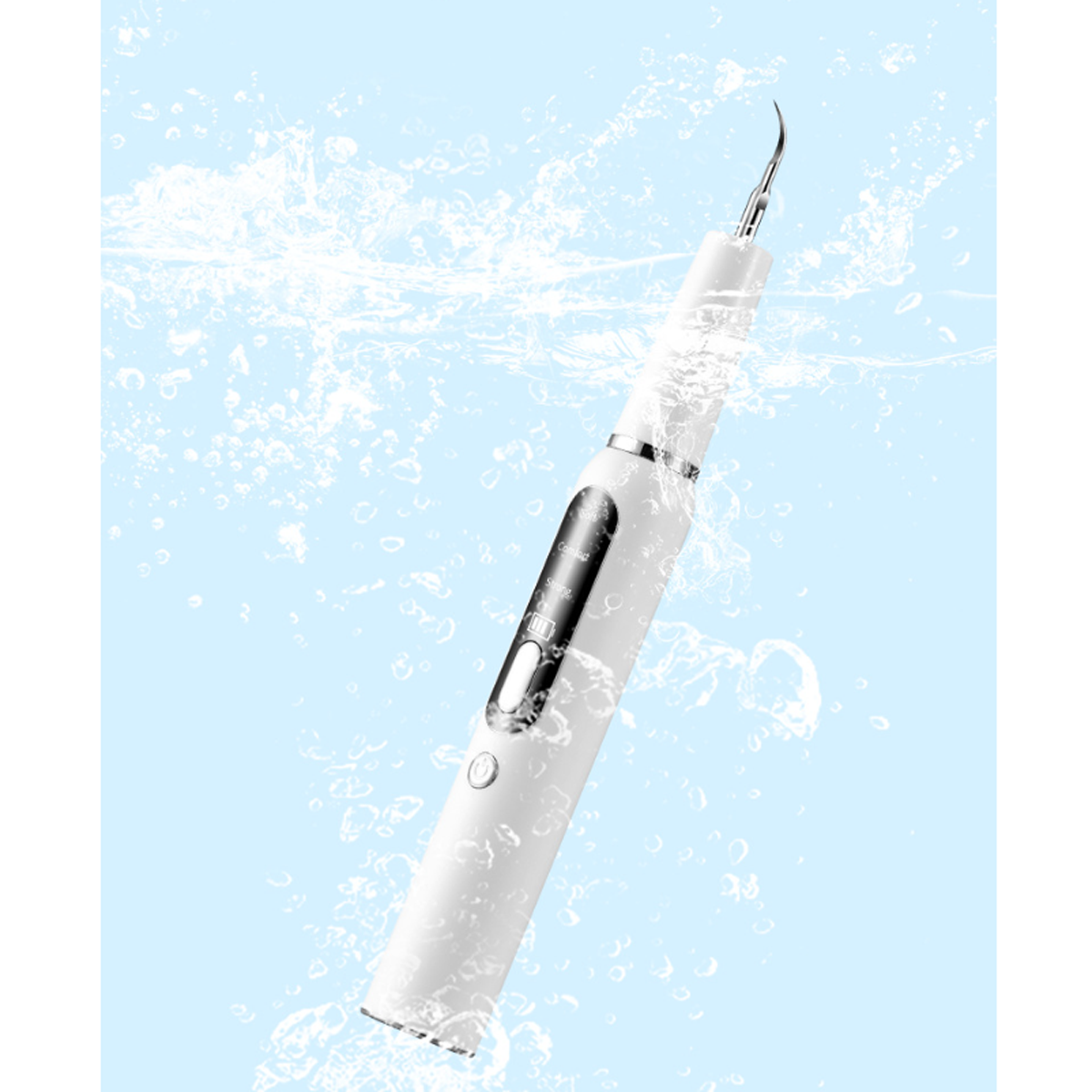 LACAMAX Elektrischer Ultraschall-Zahnreiniger, Saubere Füßen Wasserdicht nicht tun Hände Munddusche den weh, IPX7