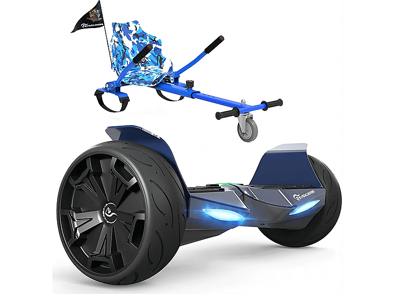 EVERCROSS EV5 Hoverboard mit Sitz Balance Board (8,5 Zoll, Dunkelblau