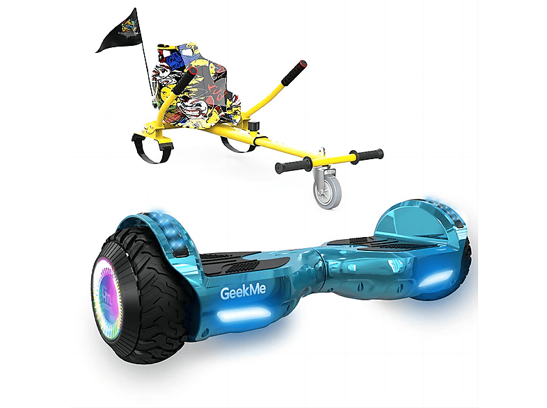 GeekMe Hoverboard Mit Sitz - Elektrisches Go-Kart Für Kinder