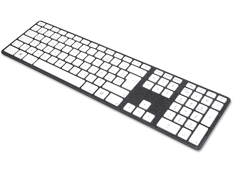 BLEU JOUR Bluetooth & USB ABS-Verbinde & - Aluminium Design - 3 Tastatur Europäisches Geräte