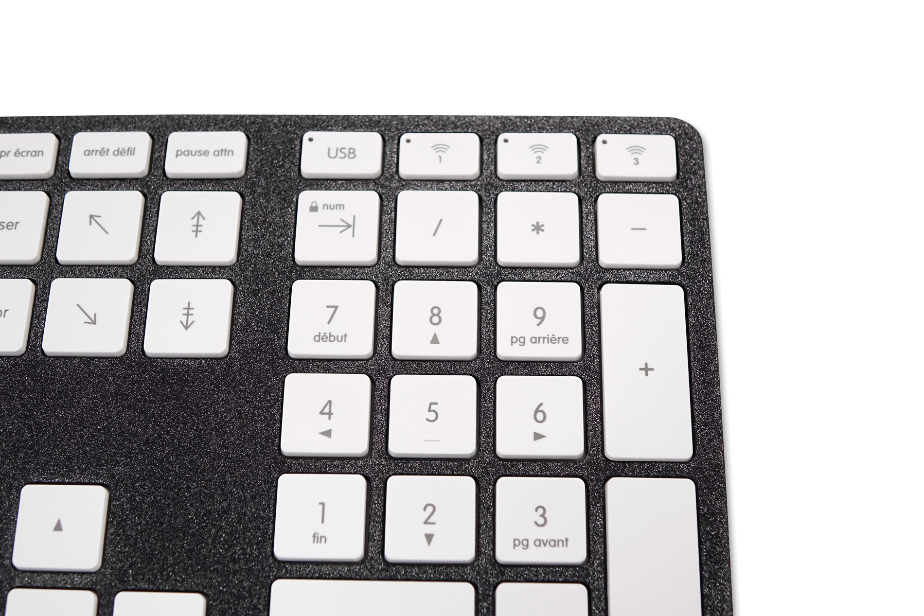 BLEU Tastatur Aluminium Bluetooth JOUR Europäisches & - Geräte, - USB & ABS-Verbinde Design 3