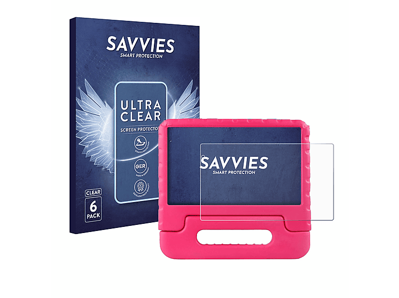 SAVVIES 6x klare Schutzfolie(für Facetel 3W)