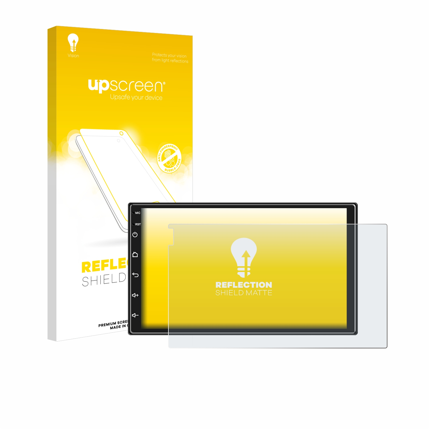 UPSCREEN entspiegelt matte Car Radio 7\