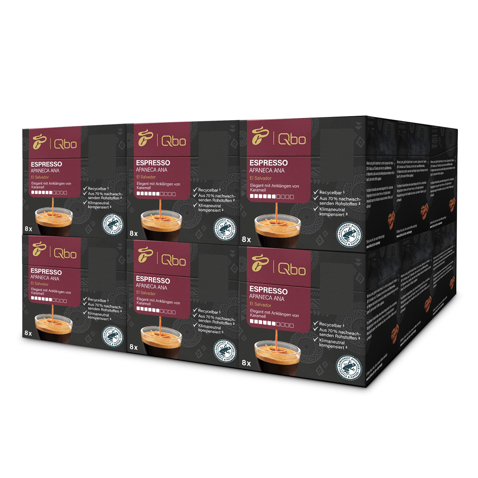 TCHIBO QBO 525903 144 Apaneca Qbo (Tchibo Espresso Kapselsystem) Ana Stück Kaffeekapseln