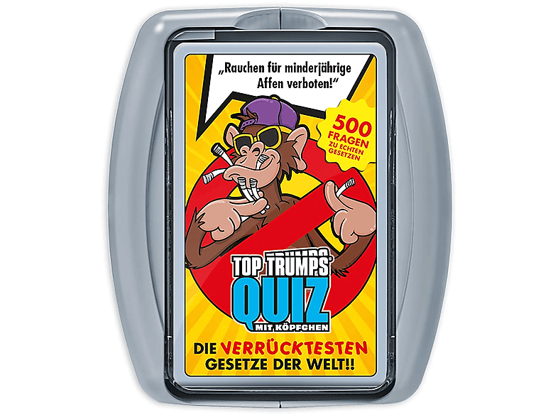 WINNING MOVES Top Trumps Quiz - Die verrücktesten Gesetze der Welt Kartenspiel