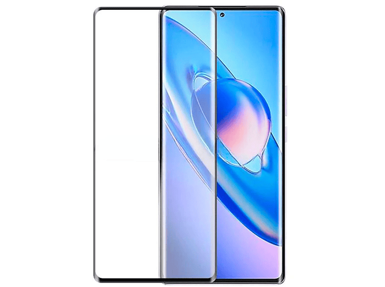 WIGENTO 1x Display Curved H9 Full Hart Glas Panzer Folie Schutzglas(für Blackview A200 Pro)