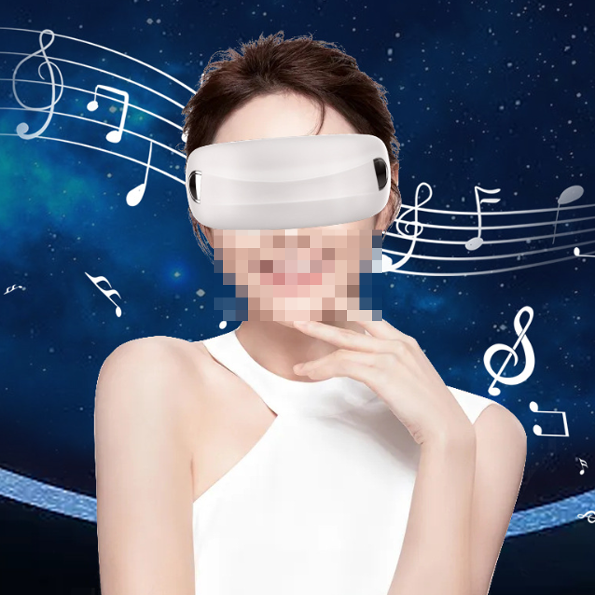 Bluetooth-Verbindung Augennebel, Gesichtsmassagegerät LACAMAX Nano-Nebel, Geschwindigkeiten, 3