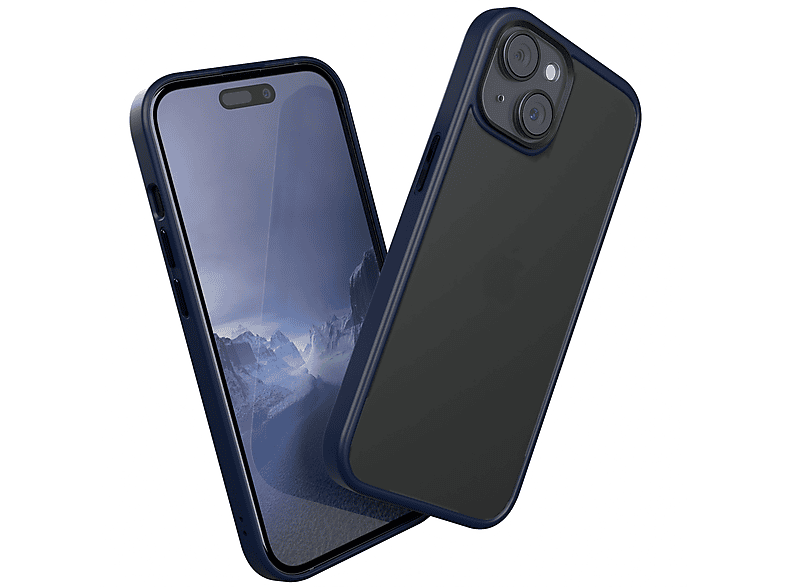 CASE Outdoor Apple, 15, iPhone Matt, Case EAZY Nachtblau Backcover, Blau /