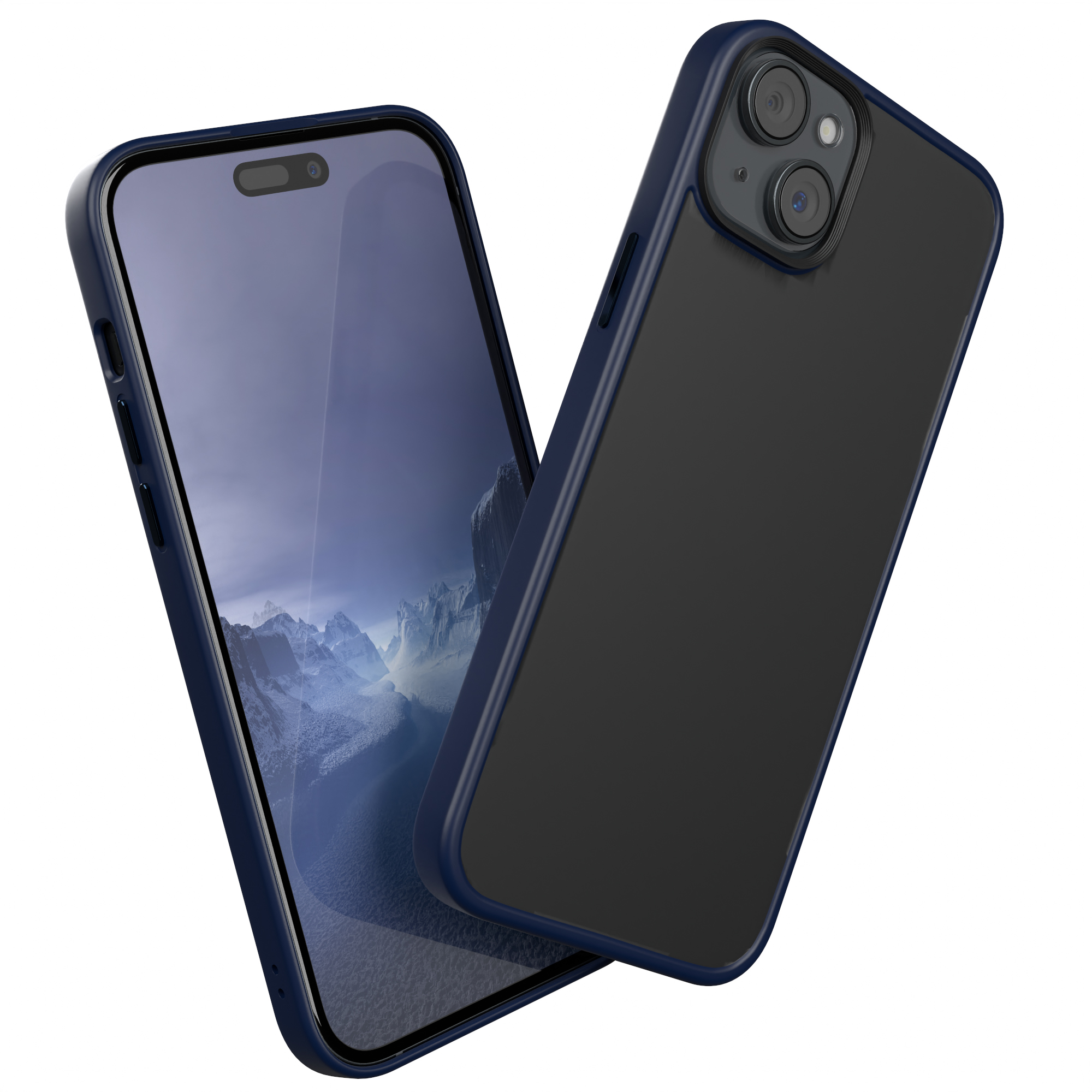 EAZY CASE Outdoor Case Matt, 15 Backcover, / Blau Plus, iPhone Apple, Nachtblau