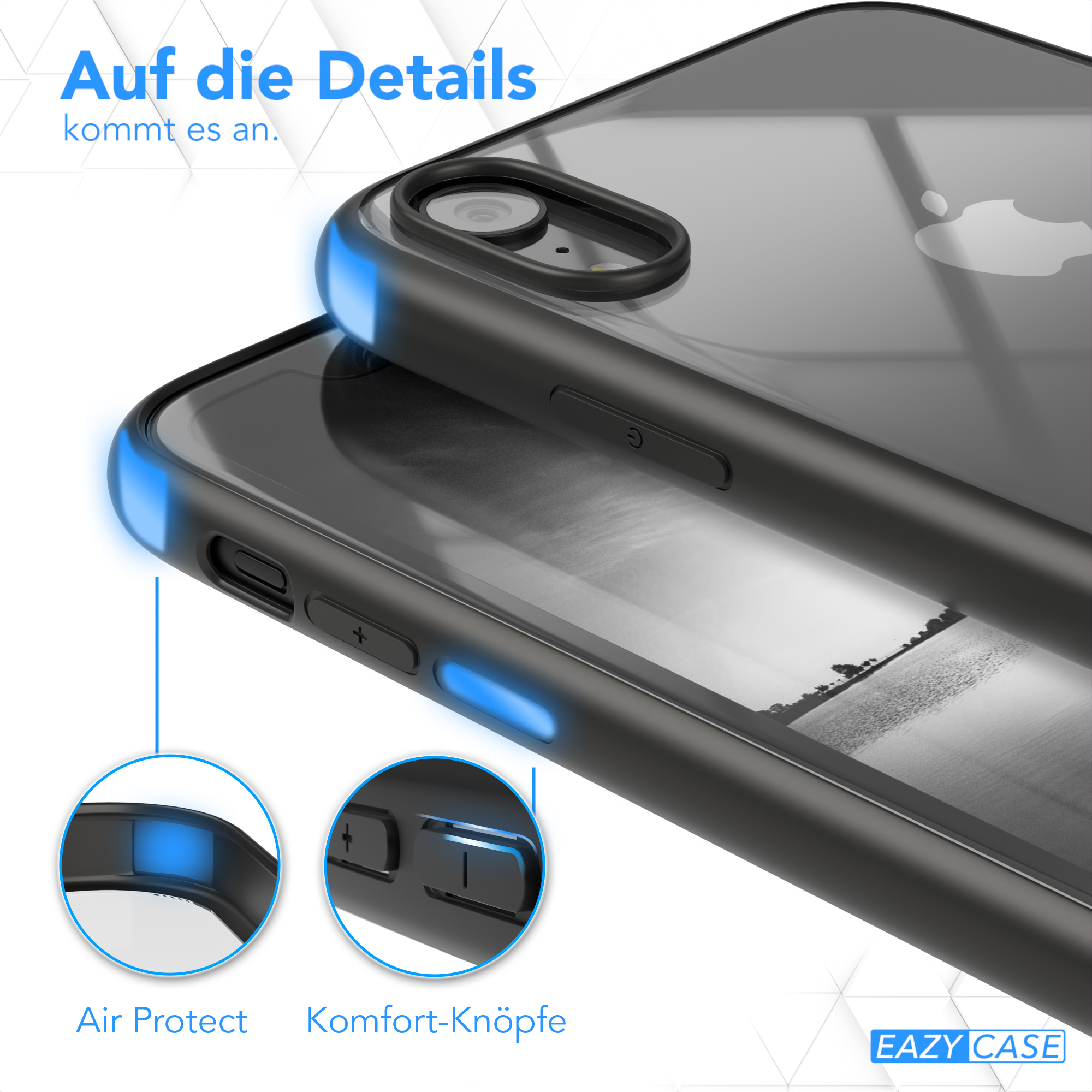 Schwarz Bumper, Apple, Bumper Case, EAZY iPhone XR, CASE