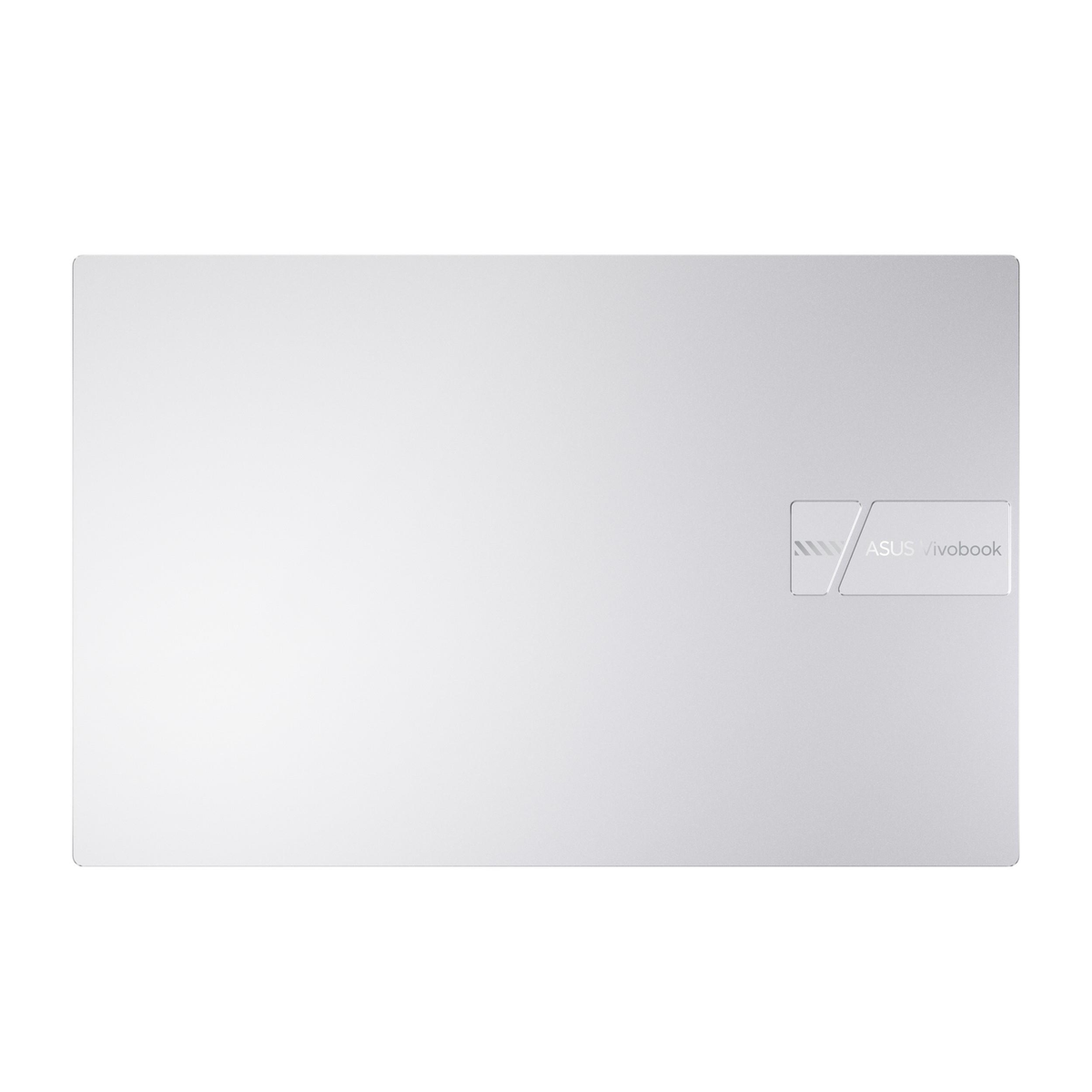 Copertura per laptop bianca con logo Asus Vivobook. Sfondo bianco.