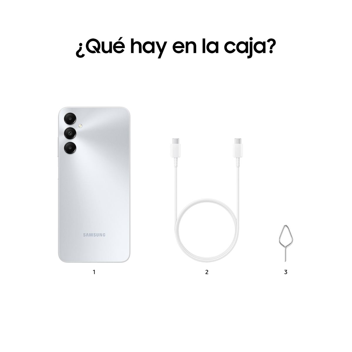Witte telefooncomponenten, telefoon, kabels en SIM-tool. Witte achtergrond.