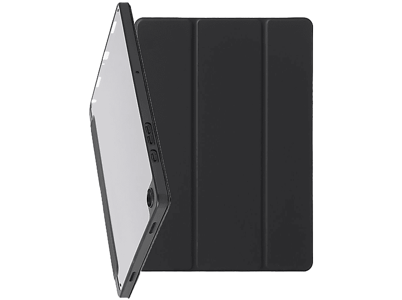 HONJU Folio Case Tablethülle Bookcover für Samsung Kunststoff, schwarz / transparent | Tablet Bookcover
