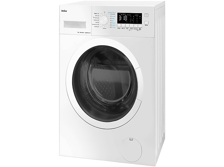AMICA Waschmaschine 7kg, 1.400 U/Min. 16 Programme EEK A Frontlader Waschmaschine (7 kg, A)