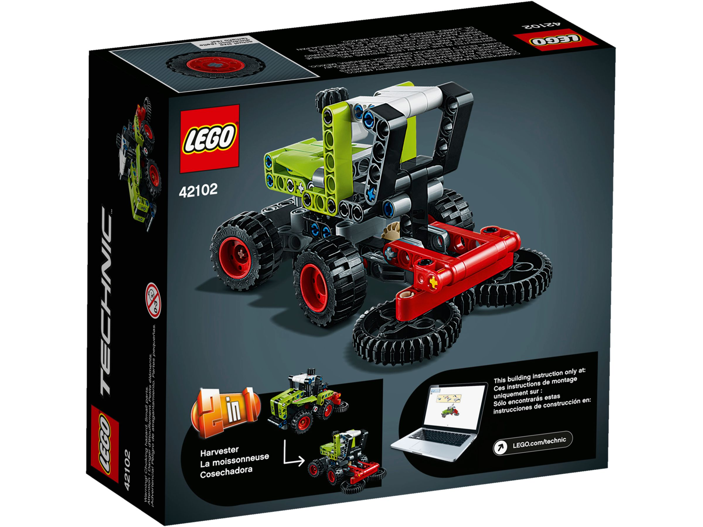 XERION Mini LEGO 42102 Bausatz CLAAS