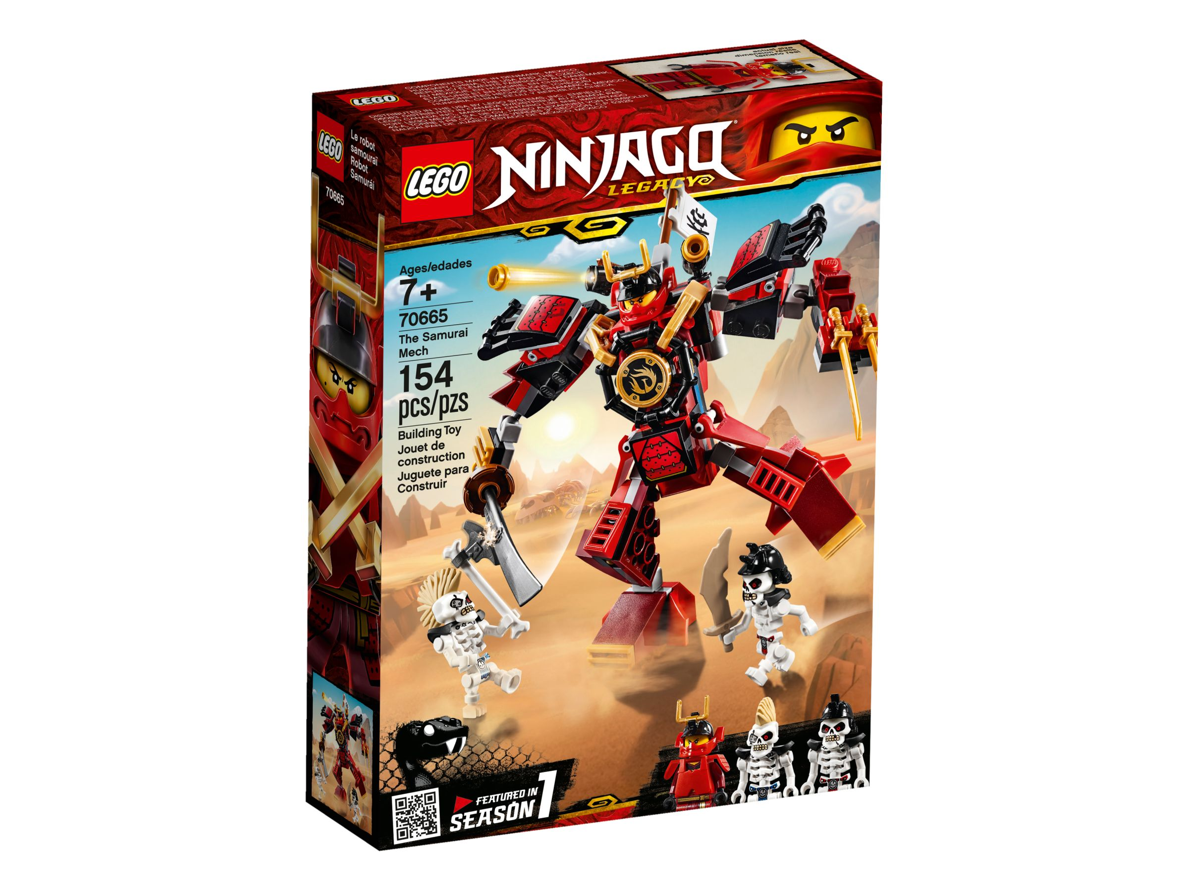 LEGO NINJAGO® Samurai-Roboter Bausatz 70665