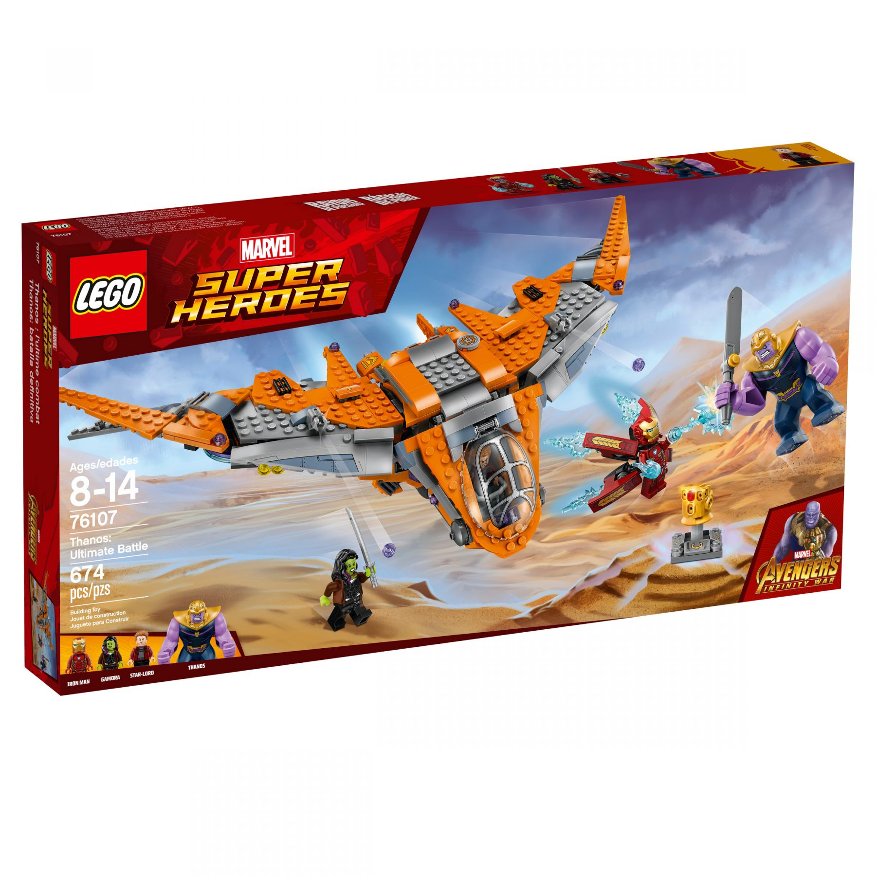 LEGO 76107 Thanos Das Bausatz Gefecht ultimative