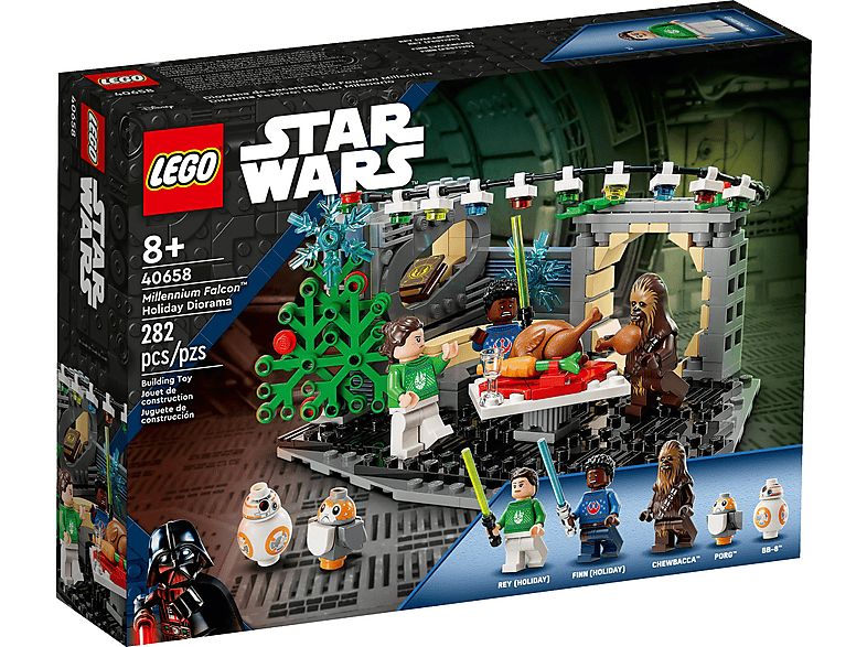 LEGO 40658 Millennium Falcon™ – Bausatz Weihnachtsdiorama