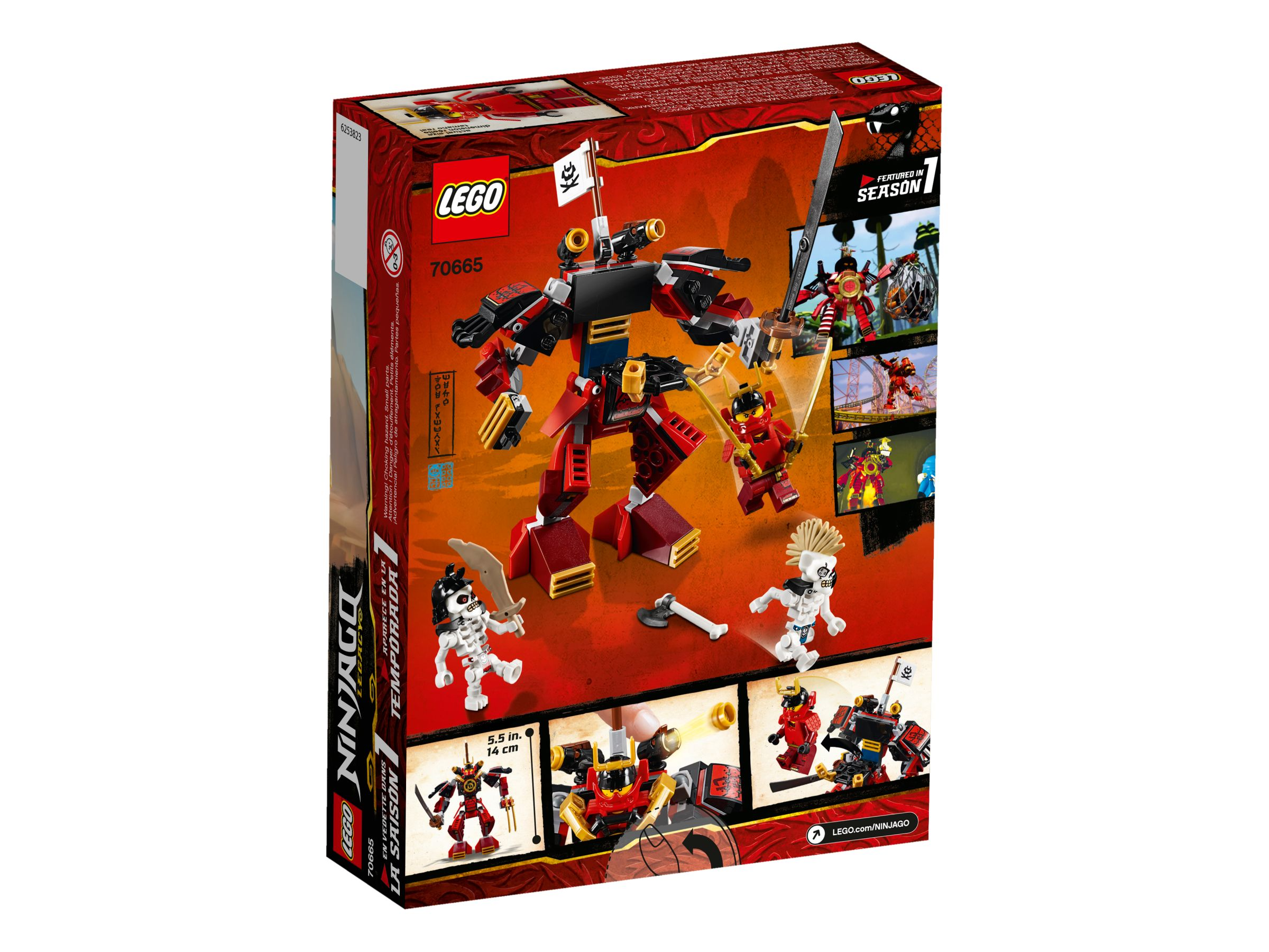 LEGO NINJAGO® Samurai-Roboter Bausatz 70665