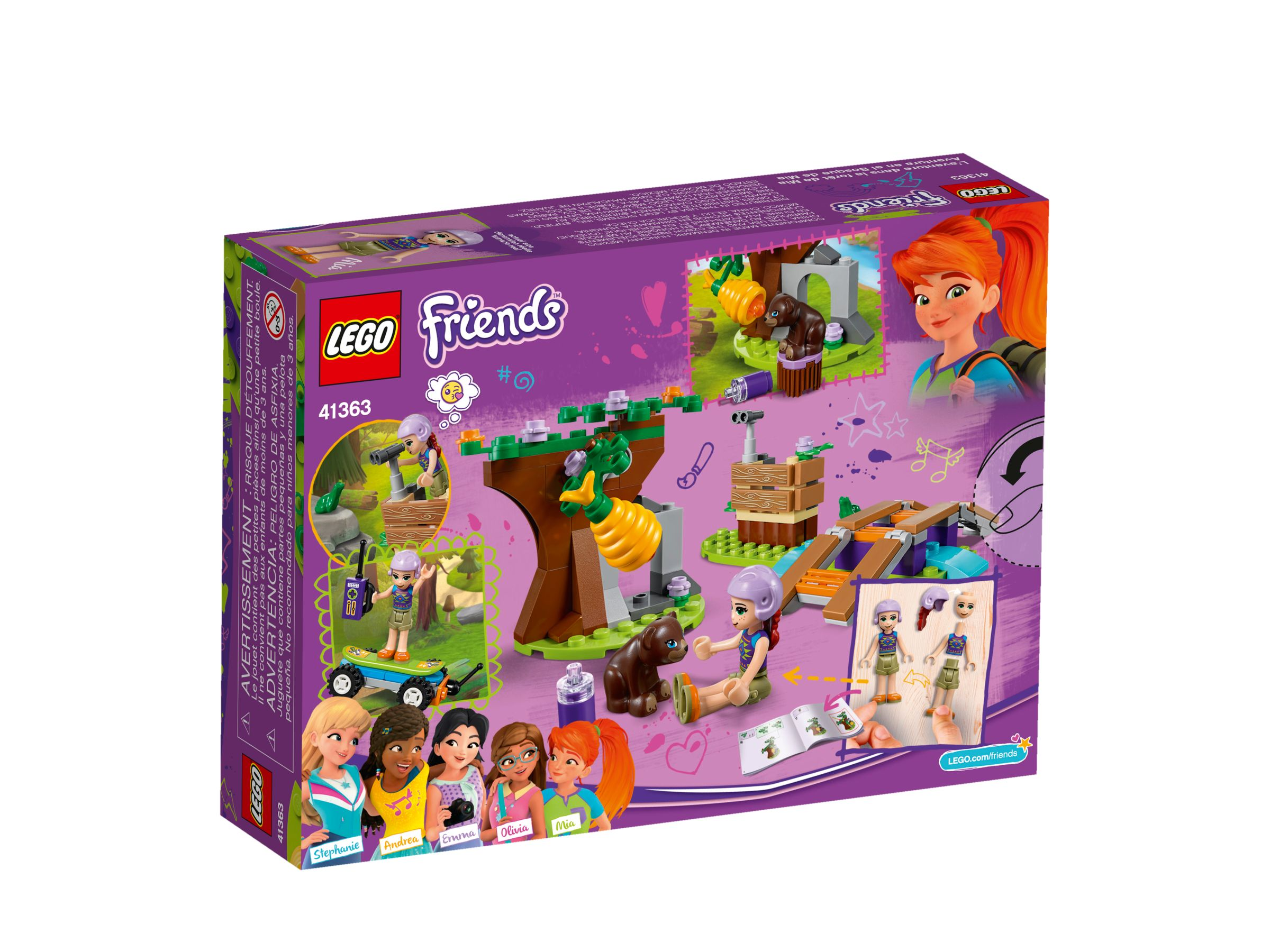 LEGO Friends 41363 Mias Outdoor Abenteuer Bausatz