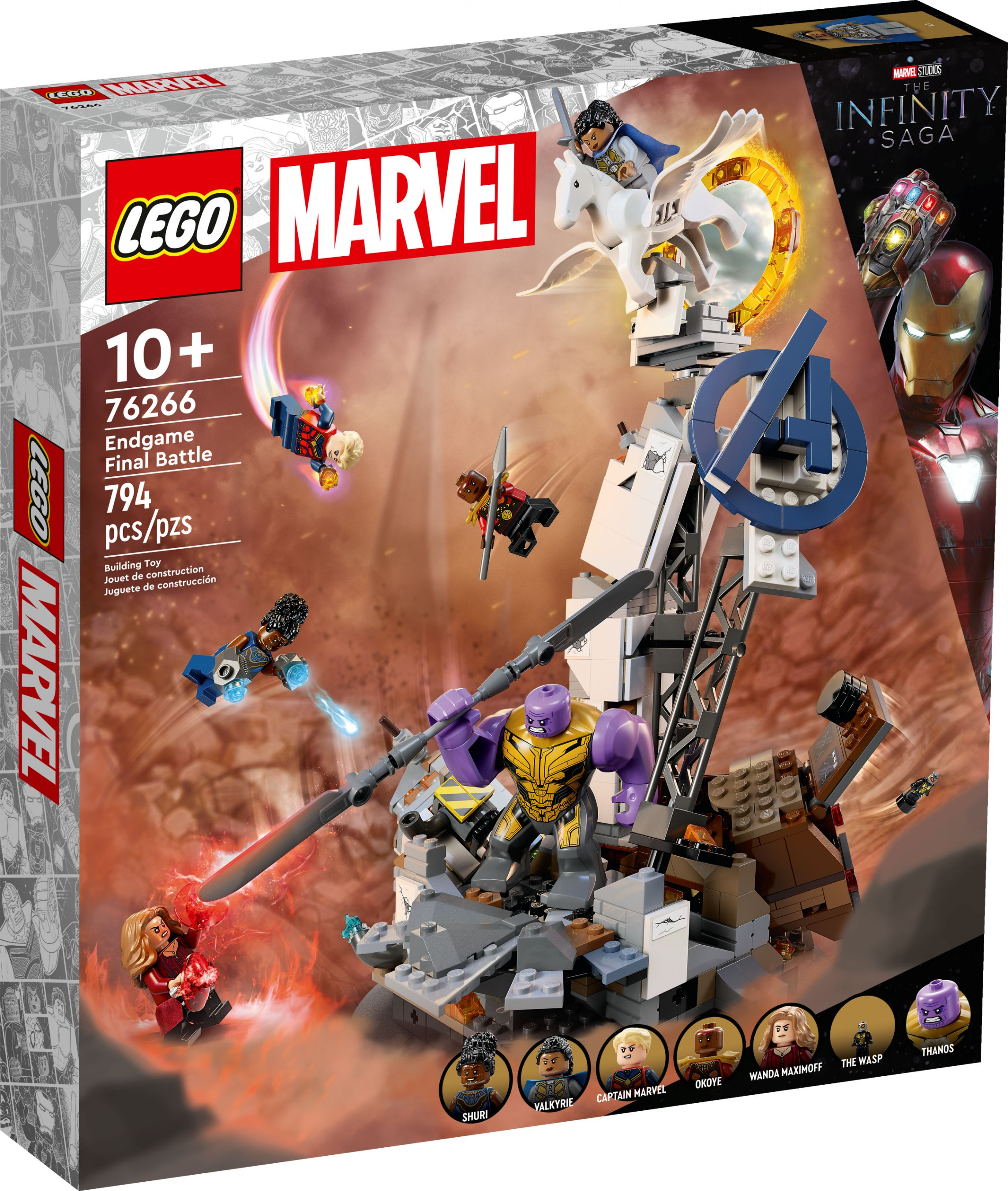 76266 LEGO Bausatz – Letztes Endgame Super Kräftemessen Heroes